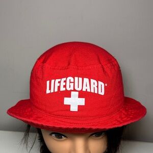 Red Lifeguard Bucket Hat